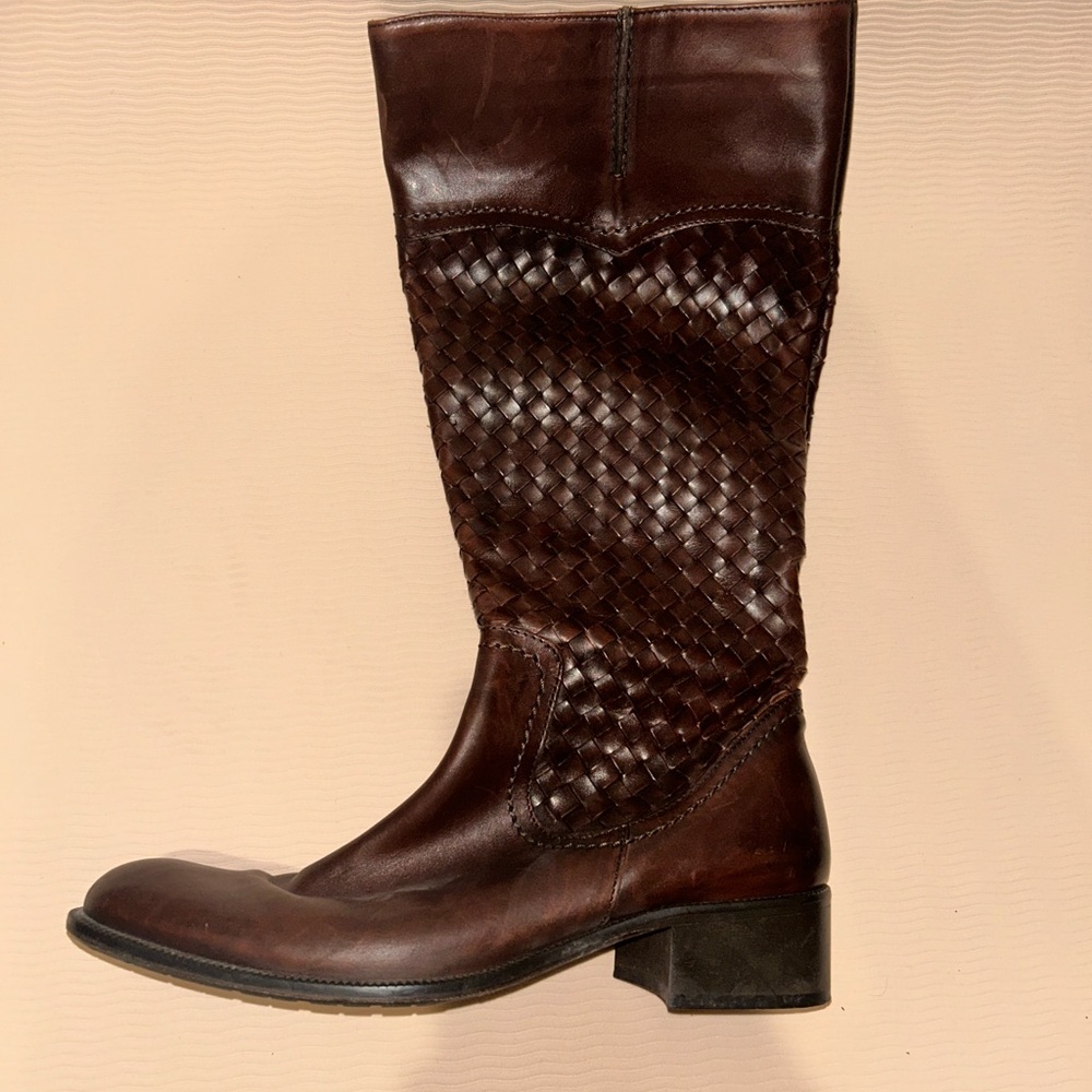 Designer made in Italy leather boots.